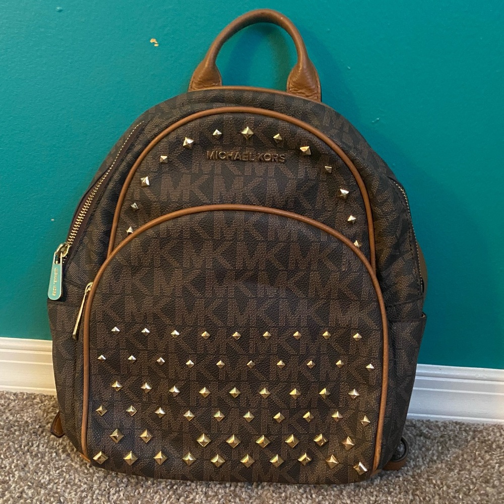 Studded Michael Kors Backpack